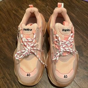 Balcenciaga Triple S Sneaker Clear Sole Women’s Size 40